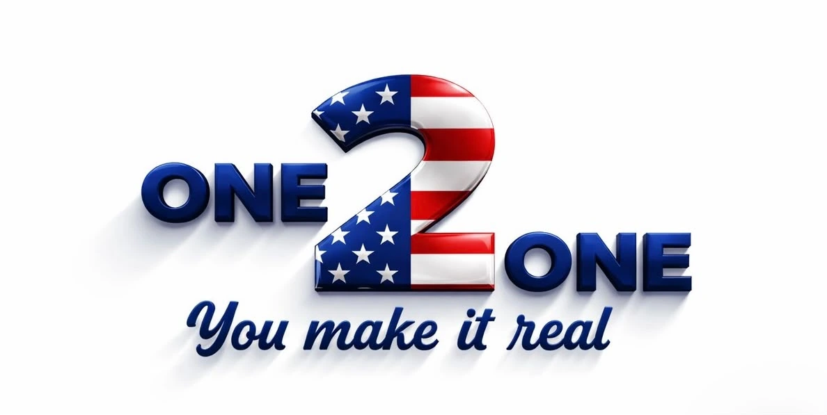 Nuevo logo ONE2ONE, You make it real
